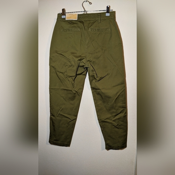 MICHAEL Kors High-rise straight ankle pants in Smoky Olive - Picture 3 of 7